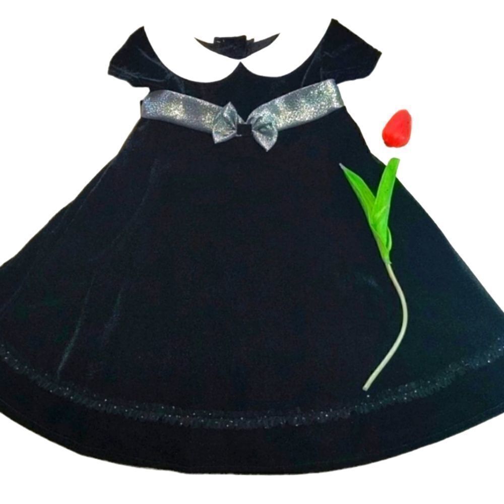 ‎Goodlad black velvet Dress size 12 months